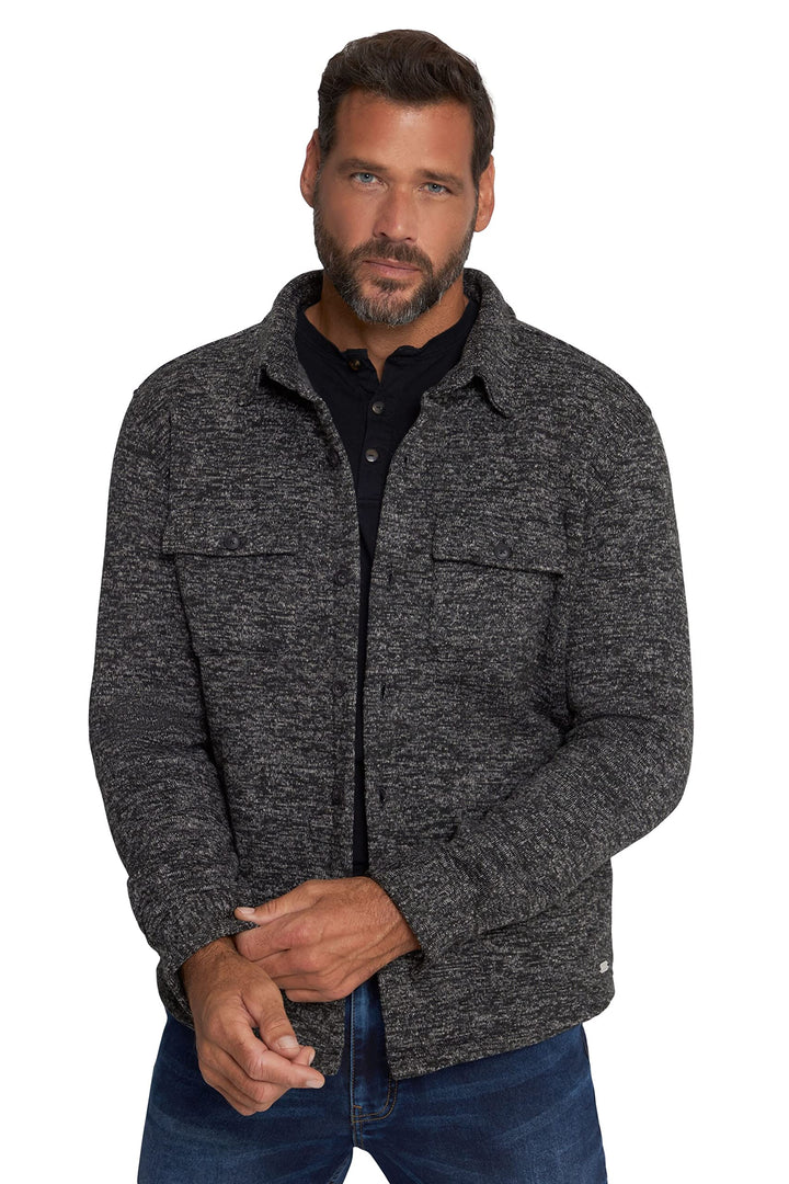 JP 1880 Herren grosse Grössen Übergrössen Menswear L-8XL Hemd, Overshirt, Outdoor, Langarm, Strickfl