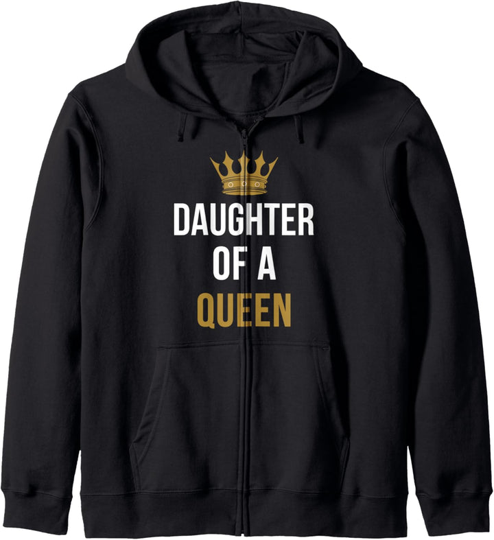 Daughter Of A Queen Mutter Und Tochter Partnerlook Kapuzenjacke