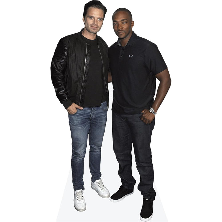 Sebastian Stan and Anthony Mackie (Duo) Mini-Prominente Ausschnitt