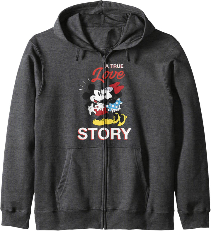 Disney Mickey & Minnie Mouse Valentine Love Kapuzenjacke