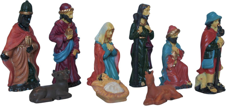 BEST&FREE Weihnachtskrippe Komplettset Mit Krippenfiguren Set 15Cm. Krippenzubehör Weihnachtskrippe