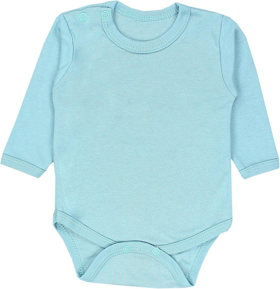 TupTam Baby Body Langarm – Weicher Body Baby 5er Pack aus Baumwolle, Unifarben, OEKO-TEX Zertifizier