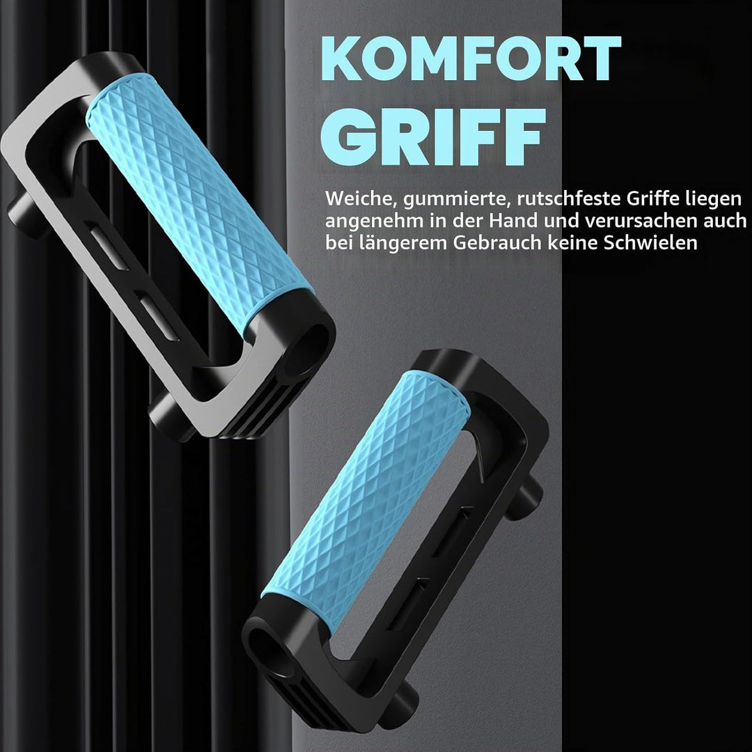 Liegestützbrett Push Up Board Faltbar Tragbar Liegestütze Brett mit Rutschfeste Silikongriffe Fitnes