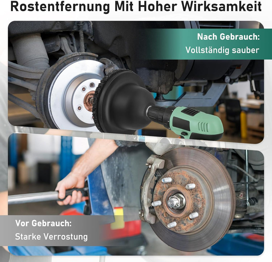 Radnabenschleifer, Radnabenschleifer Auto Topfschleifer Radnabe Reinigen Schleifen Entrosten 150mm f