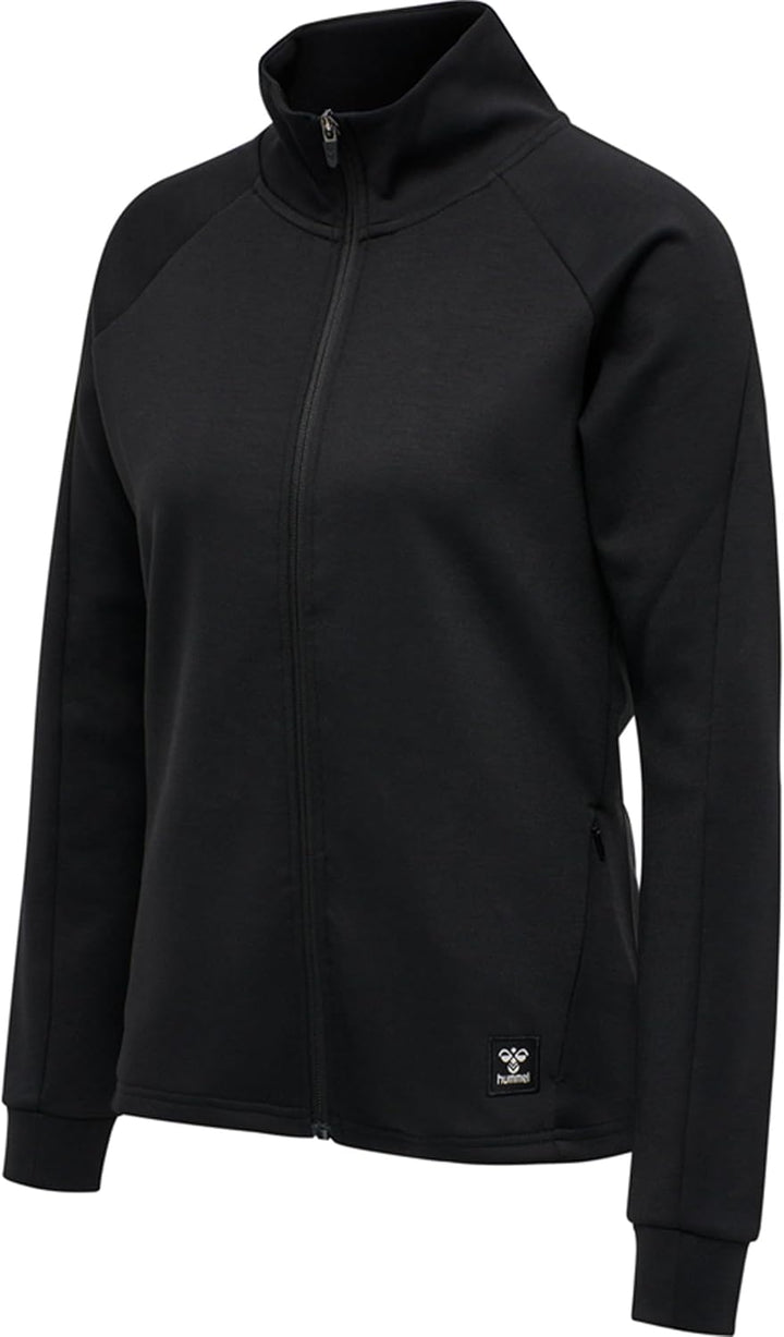 hummel Damen Hmlessi Zip Jacket Jacket XS Schwarz, XS Schwarz