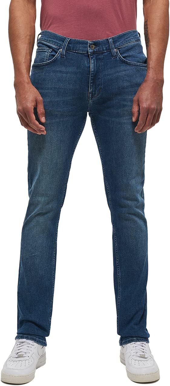 MUSTANG Herren Skinny Fit Fit Style Frisco 35W / 34L Mittelblau 782, 35W / 34L Mittelblau 782
