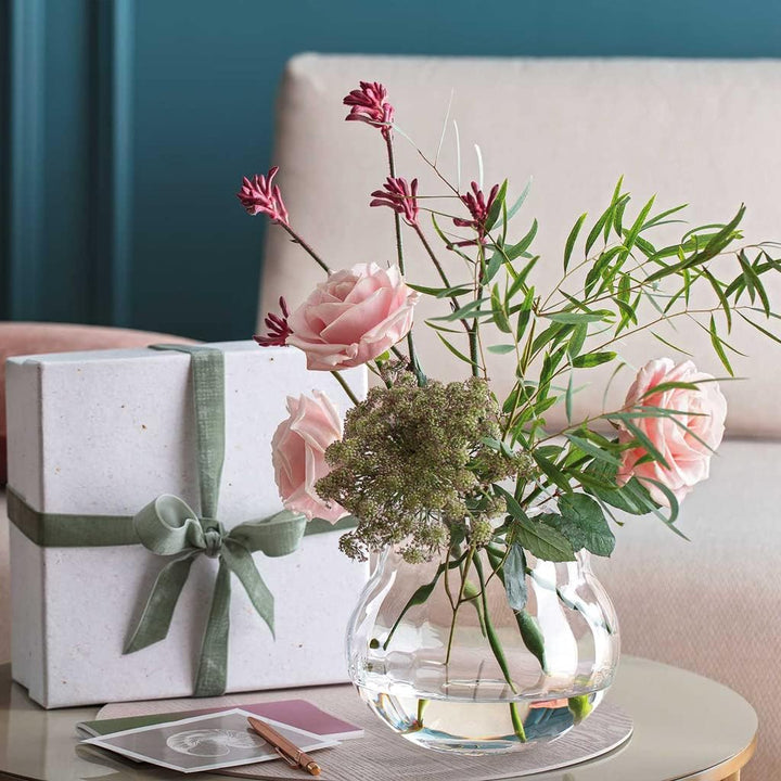 Villeroy & Boch – Rose Garden Home Vase, 17 cm, Kristallglas, Füllmenge 2597 ml Vase, klar 17 cm, Va