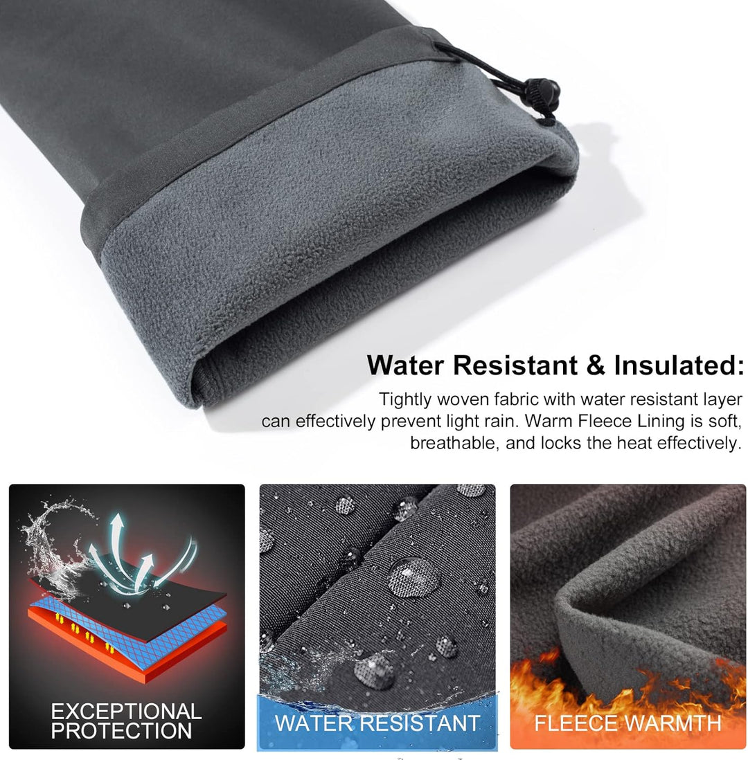 MOCOLY Wanderhose Herren Winter Thermo Jagdhose Skihose Schneehose Thermohose Winterhose Warme Fleec