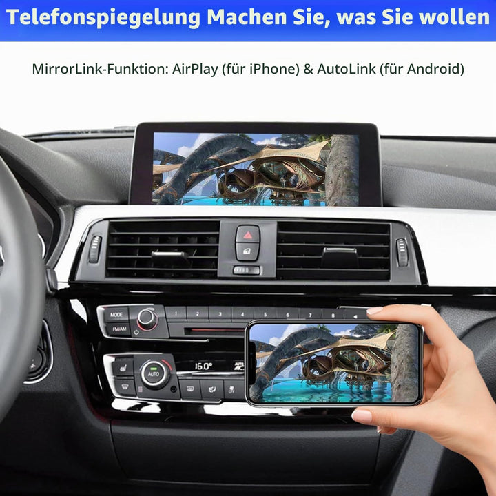 Road Top Wireless Carplay Android Auto für BMW 1 2 3 4 5 6 7 M3 M4 M5 X1 X2 X3 X4 X5 X6 2017-2020 Ja