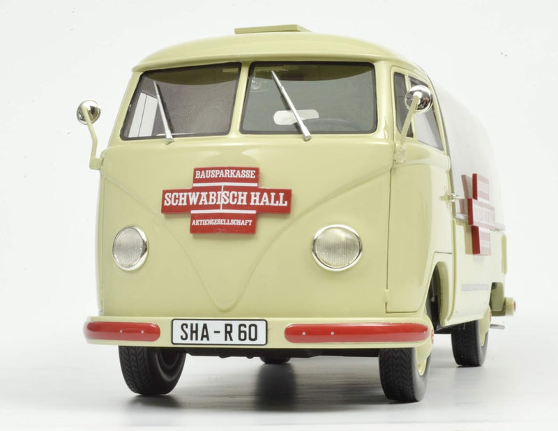 Schuco 450016200 VW T1a Schwäbisch Hall, Modellauto, Resin, 1:18, beige, Limitierte Auflage