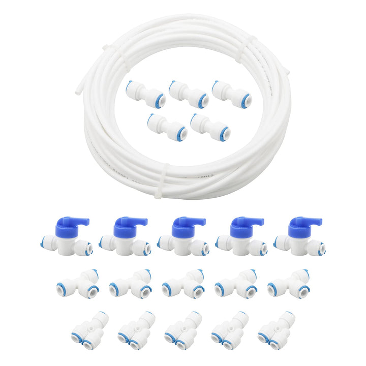 10 m Wasserversorgungsrohr, Kühlschrank Anschluss Set, Kühlschrankfilter Set für Europäischen Stil D