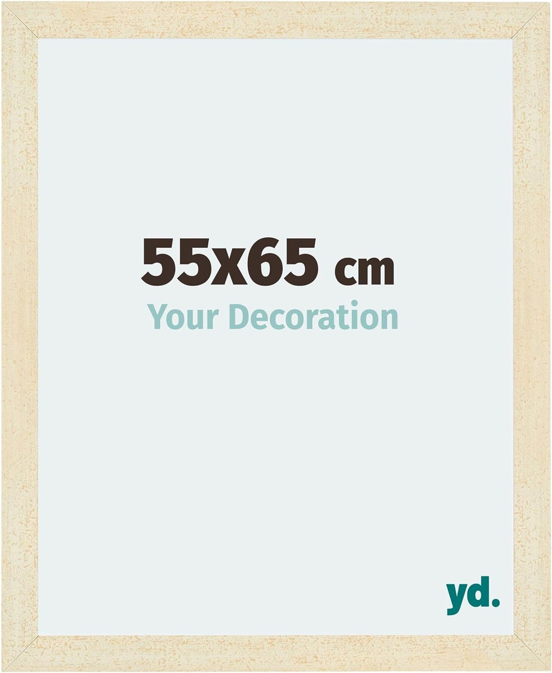 yd. Your Decoration - Bilderrahmen 55x65 cm - Bilderrahmen aus MDF mit Acrylglas - Antireflex - Ausg