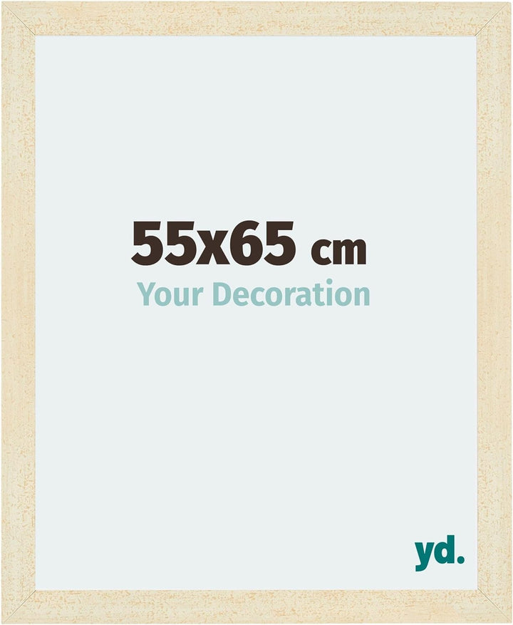 yd. Your Decoration - Bilderrahmen 55x65 cm - Bilderrahmen aus MDF mit Acrylglas - Antireflex - Ausg