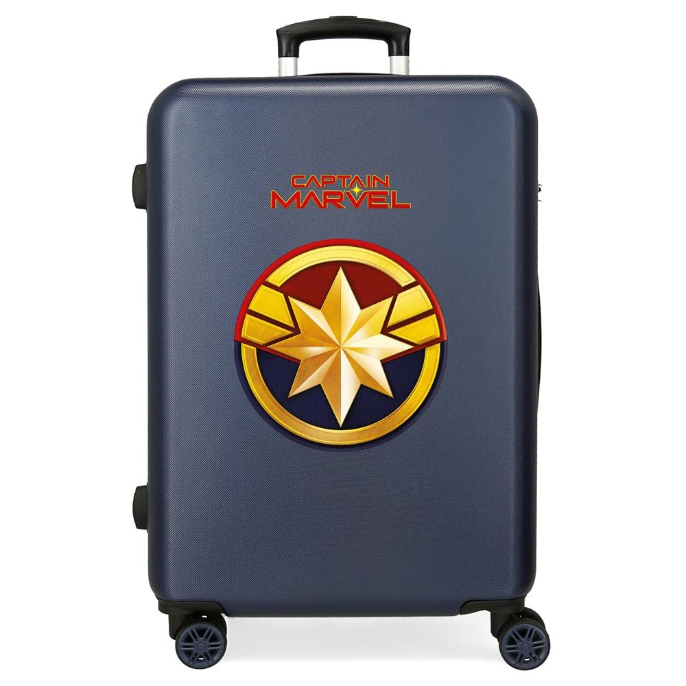 Marvel Avengers All Avengers Mittlerer Koffer Blau 48x68x26 cms Hartschalen ABS Kombinationsschloss