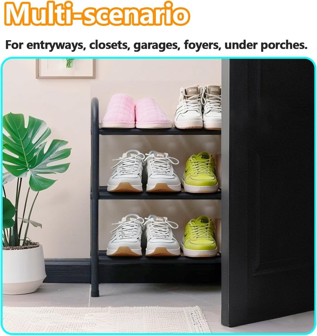 Schuhregal Schmal Ausziehbar Platzsparend Schuhregal Adjustable Expandable Klein Metall Schuhschrank