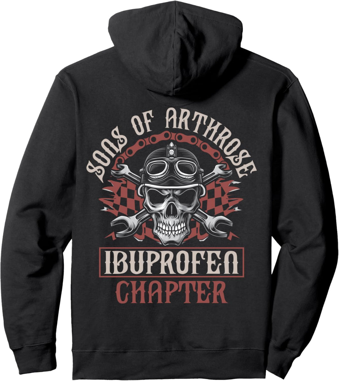 Sons of Arthrose - Ibuprofen Chapter Biker Motorradfahrer Pullover Hoodie