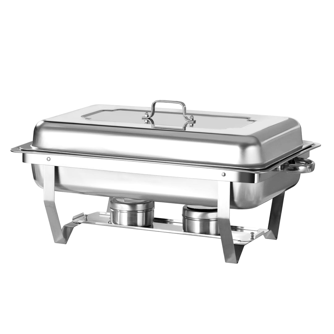 Chafing Dish Profi Set Toulouse, Edelstahl Warmhaltebehälter, Speisewärmer, Rechaud, Chafing Dishes
