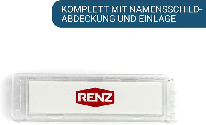 Renz Renz Namensschild 75 x 22 mm 7/112 10 Stück, 10 Stück