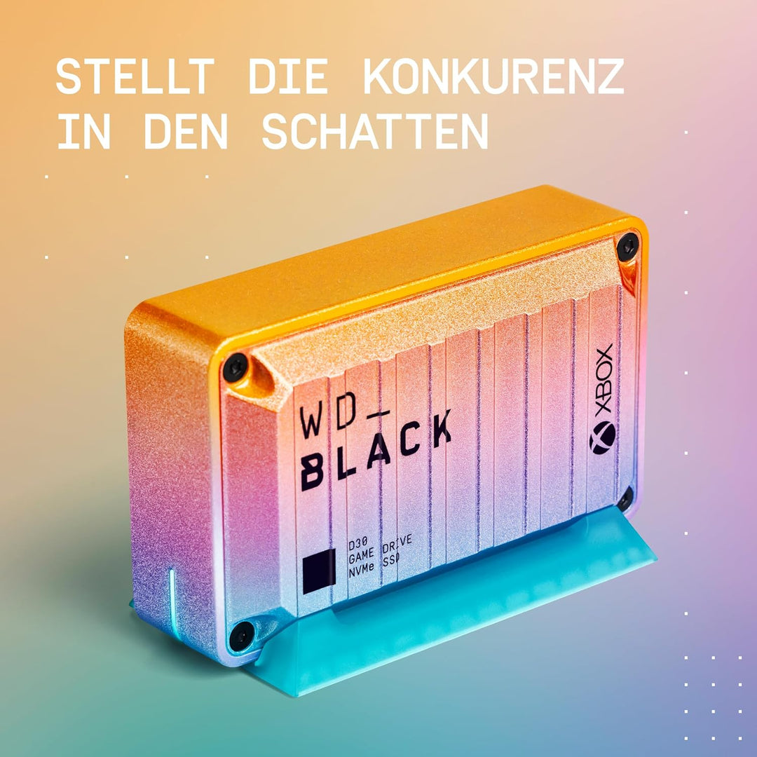 WD_Black D30 Game Drive for Xbox 1 TB - Summer Collection (1 Monat Xbox Game Pass Ultimate, Übertrag