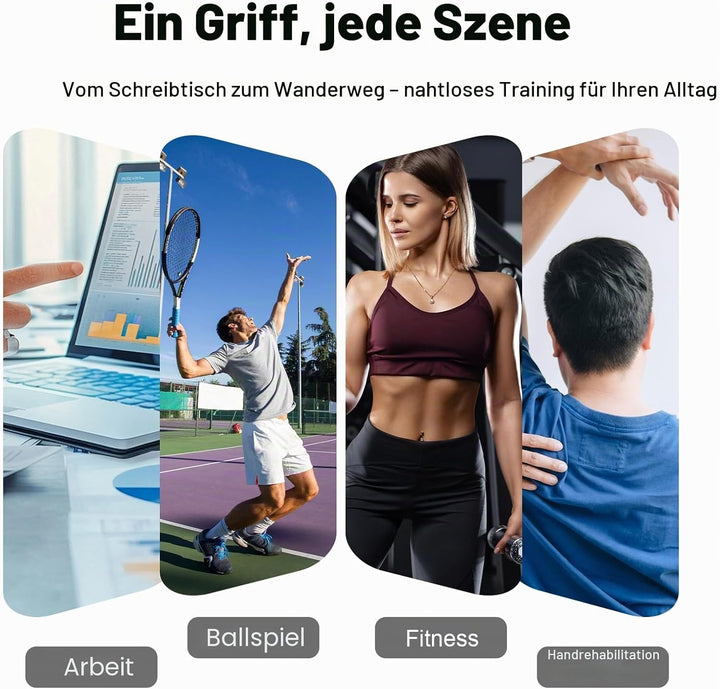 Digitaler Handkraftmessgerät, 180KG Grip Strength Tester, Hand Dynamometer, Elektronischer Griffkraf