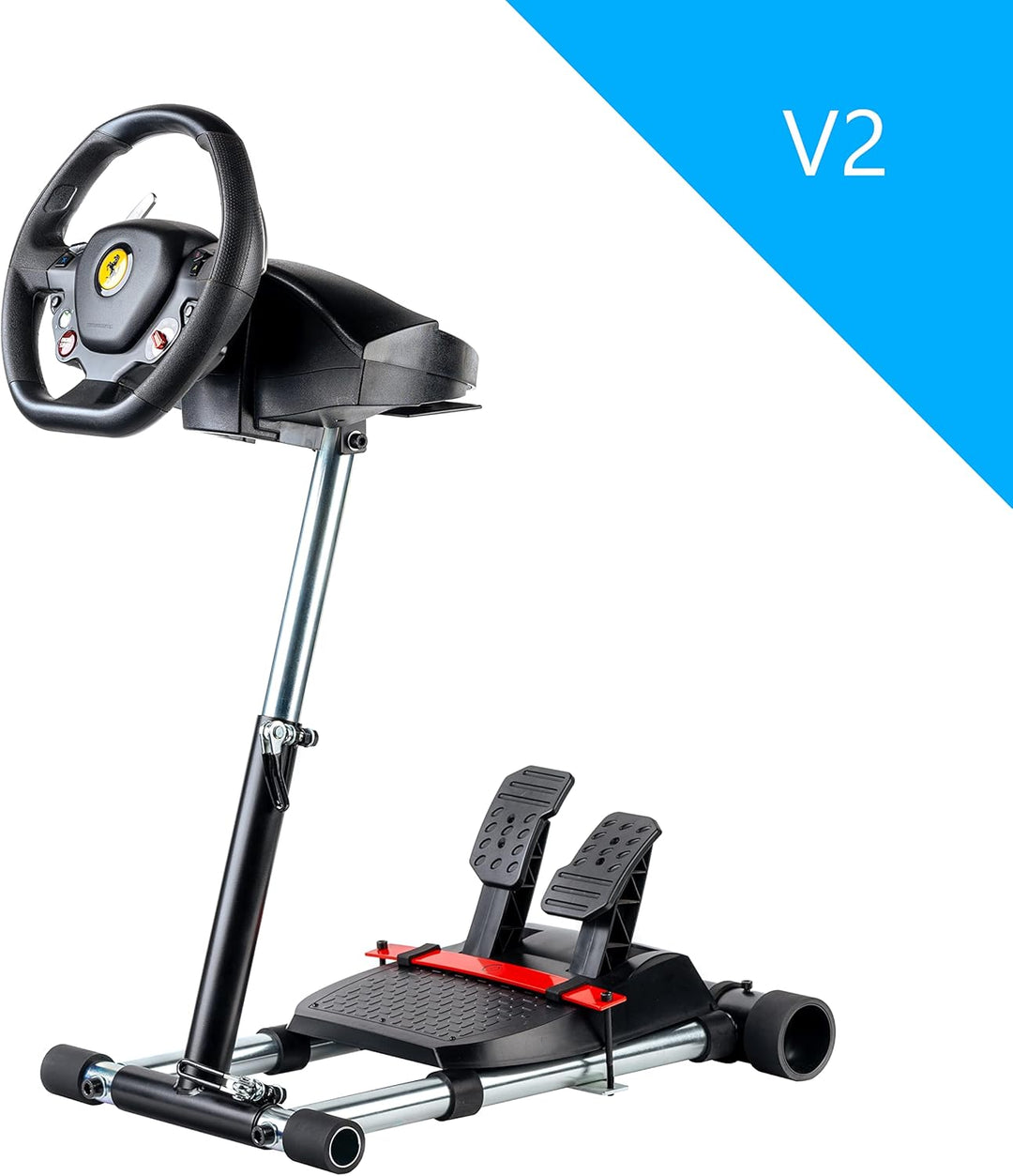 wheelstandpro Driving Force GT/PRO/EX/FX Deluxe Log V2 Lenkrad Halterung Schwarz