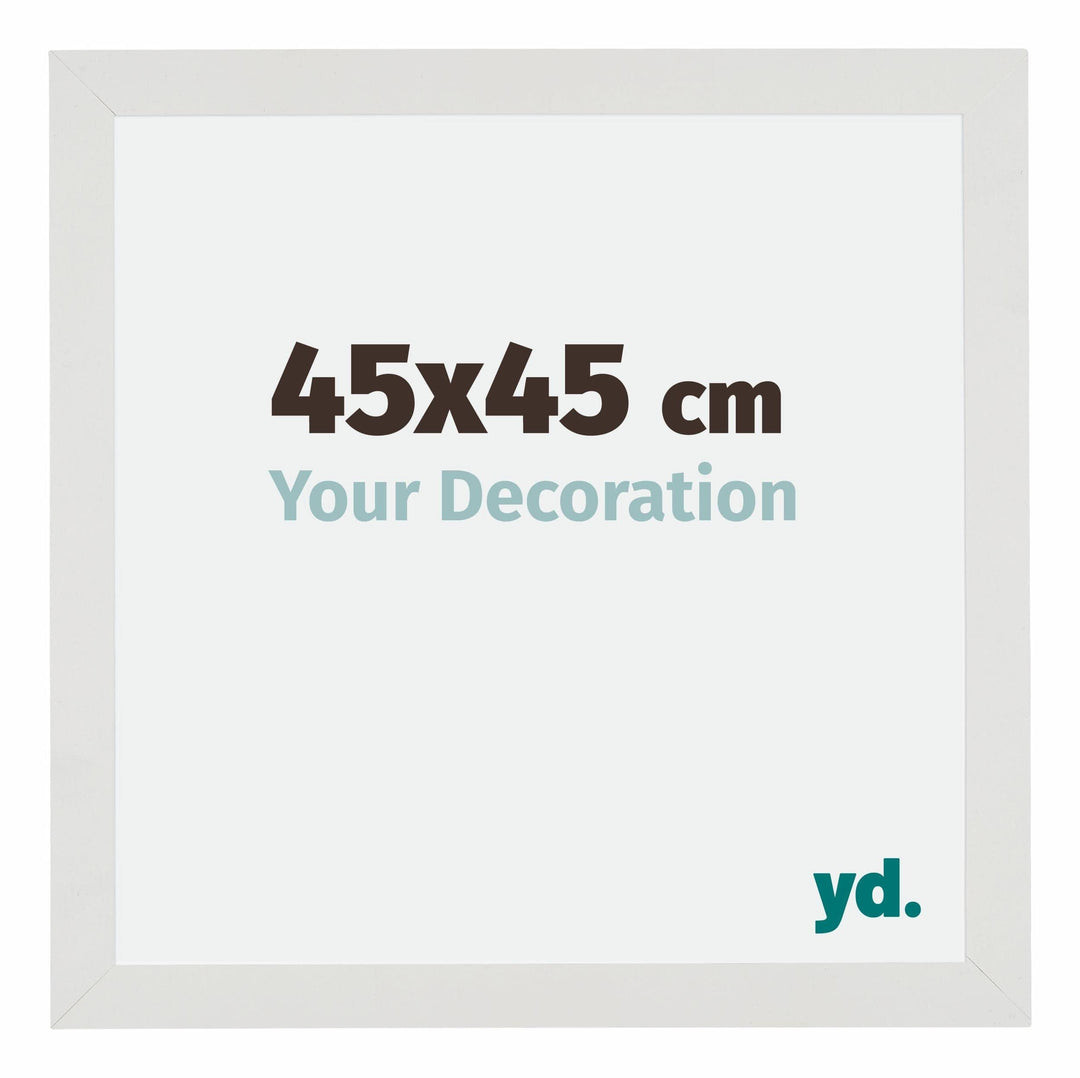 yd. Your Decoration - Bilderrahmen 45x45 cm - Bilderrahmen aus MDF mit Acrylglas - Antireflex - Ausg