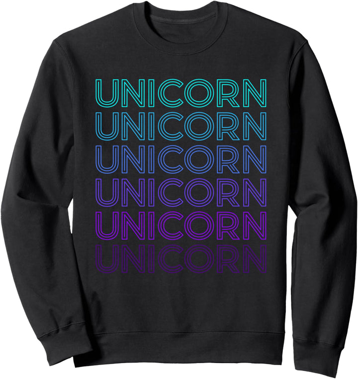 Einhorn Retro Sweatshirt