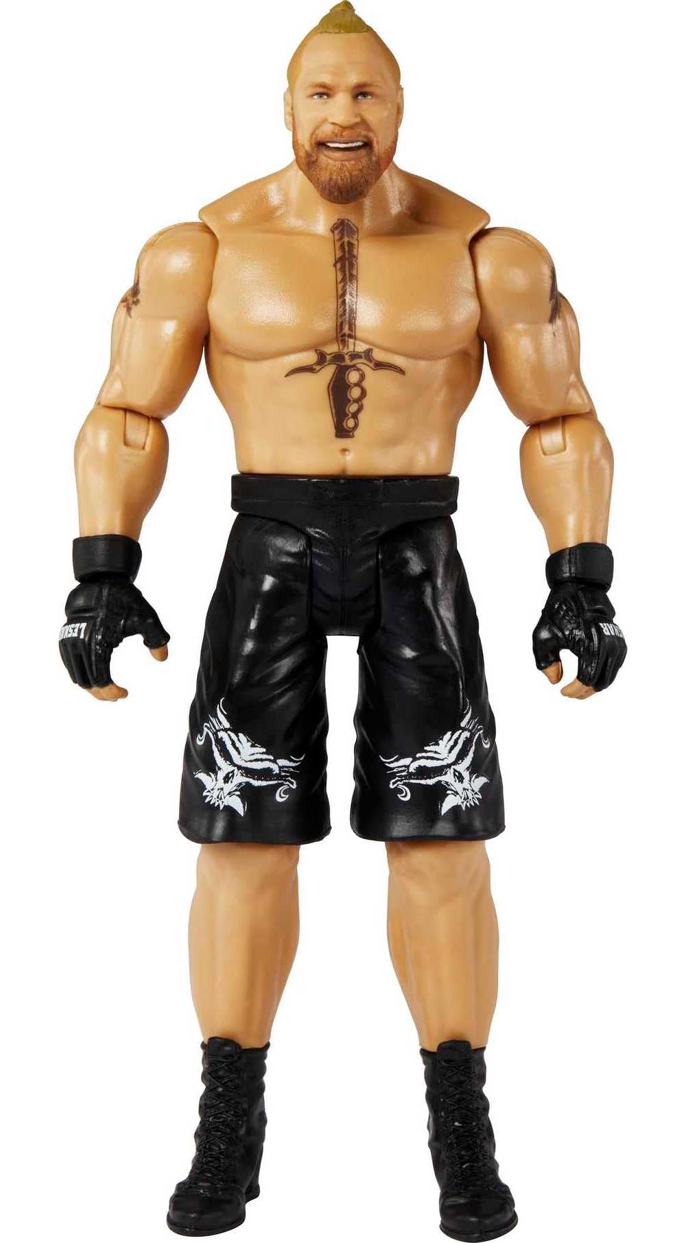 WWE MATTEL Basic 135 Brock Lesnar Actionfigur, bewegliches 15,2 cm grosses Sammlerstück für Kinder a