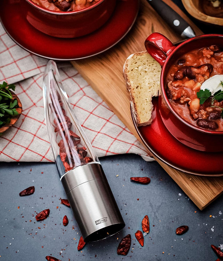 AdHoc MP203 Chilischneider Pepe | messerscharfe Chili Mühle mit original SchneidWerk und Aromaschutz