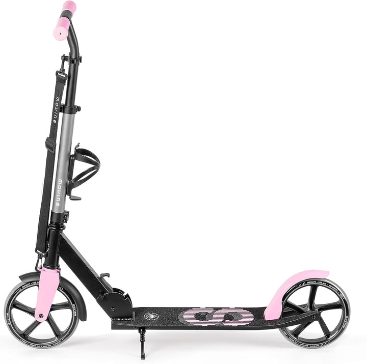 Movino Infinity Scooter | Klappbar und Höhenverstellbar | Flaschenhalter | Cityroller Cooles Räder-D