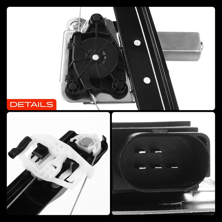 Frankberg Fensterheber mit Motor Hinterachse Links Kompatibel mit 3er E90 316d 2009-2011 3er Touring