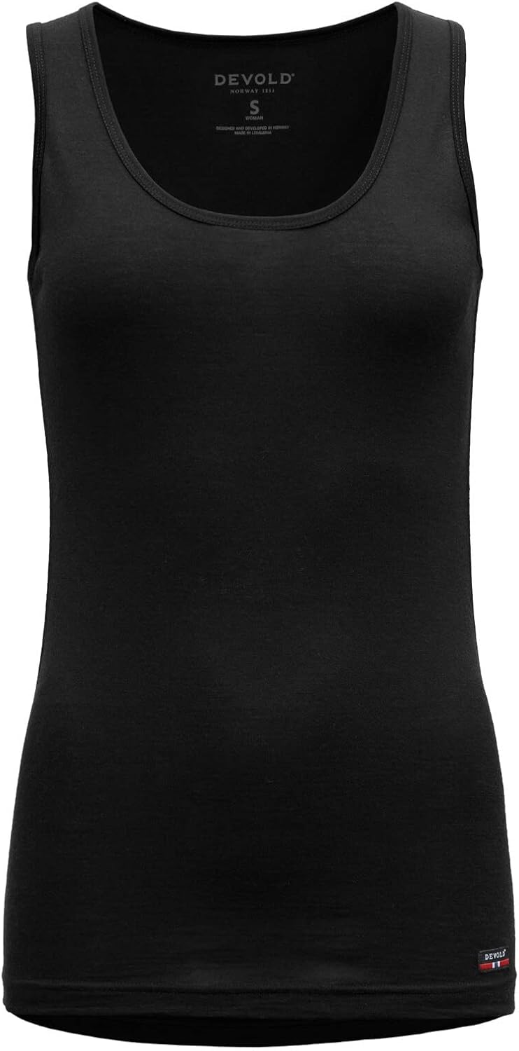 Devold Damen Tanktops, S Schwarz