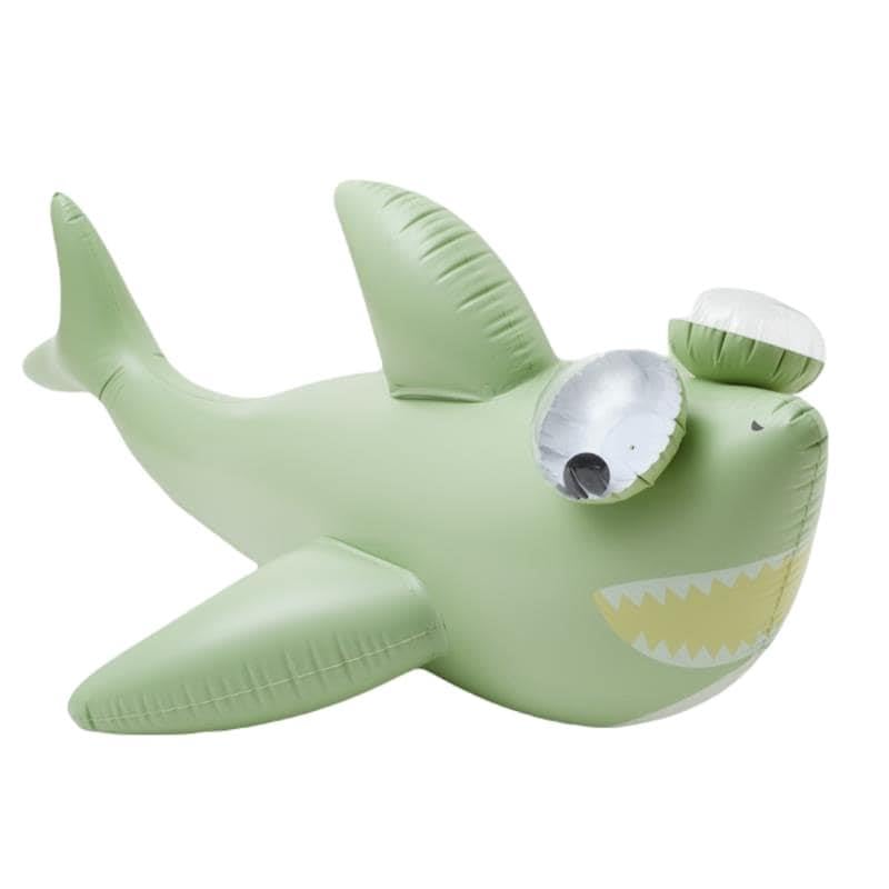Sunnylife - Aufblasbarer Giant Regner - Shark Tribe, Khaki