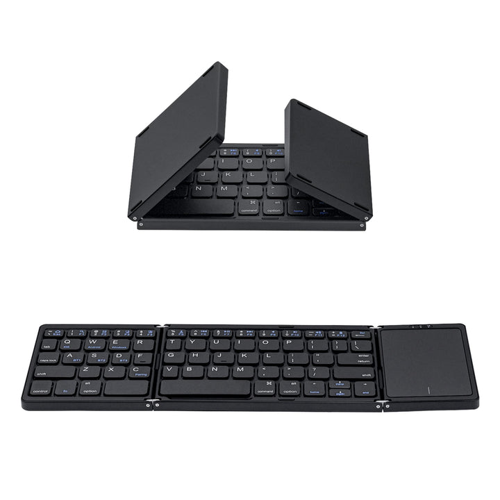 Mcbazel Faltbare kabellose Tastatur mit Touchpad für Tablet/Handy/PC, tragbare Tastatur, kabellos, w