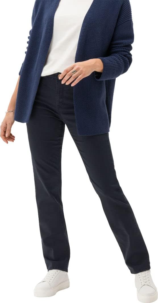 BRAX Damen Style Mary Superior Cotton Hose 31W / 30L Perma Blue, 31W / 30L Perma Blue