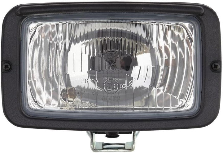 HELLA - Halogen-Hauptscheinwerfer 7145 - 12/24V - Referenzzahl: 10 - Anbau - Stecker: Flachstecker -