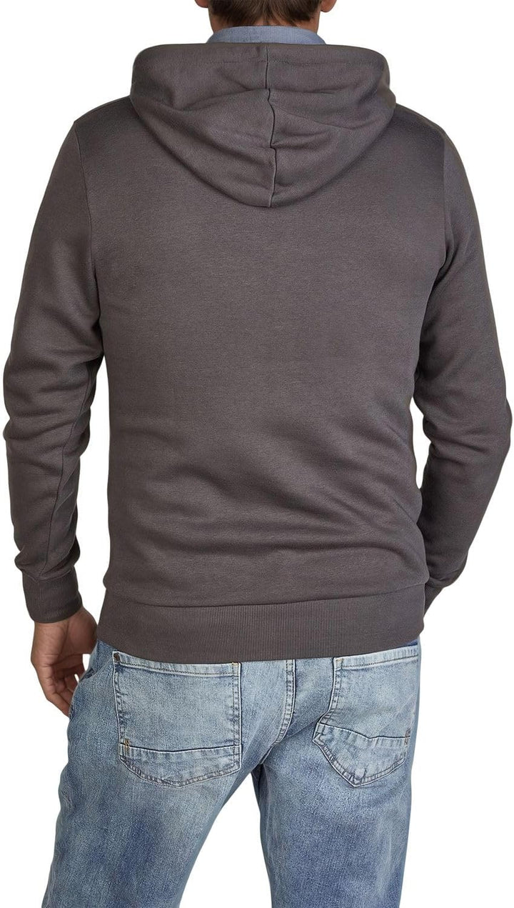 JACK & JONES Herren Kapuzenpullover JJEADRIAN Hoodie Sweatshirt Pullover Kapuze Kängurutaschen Regul