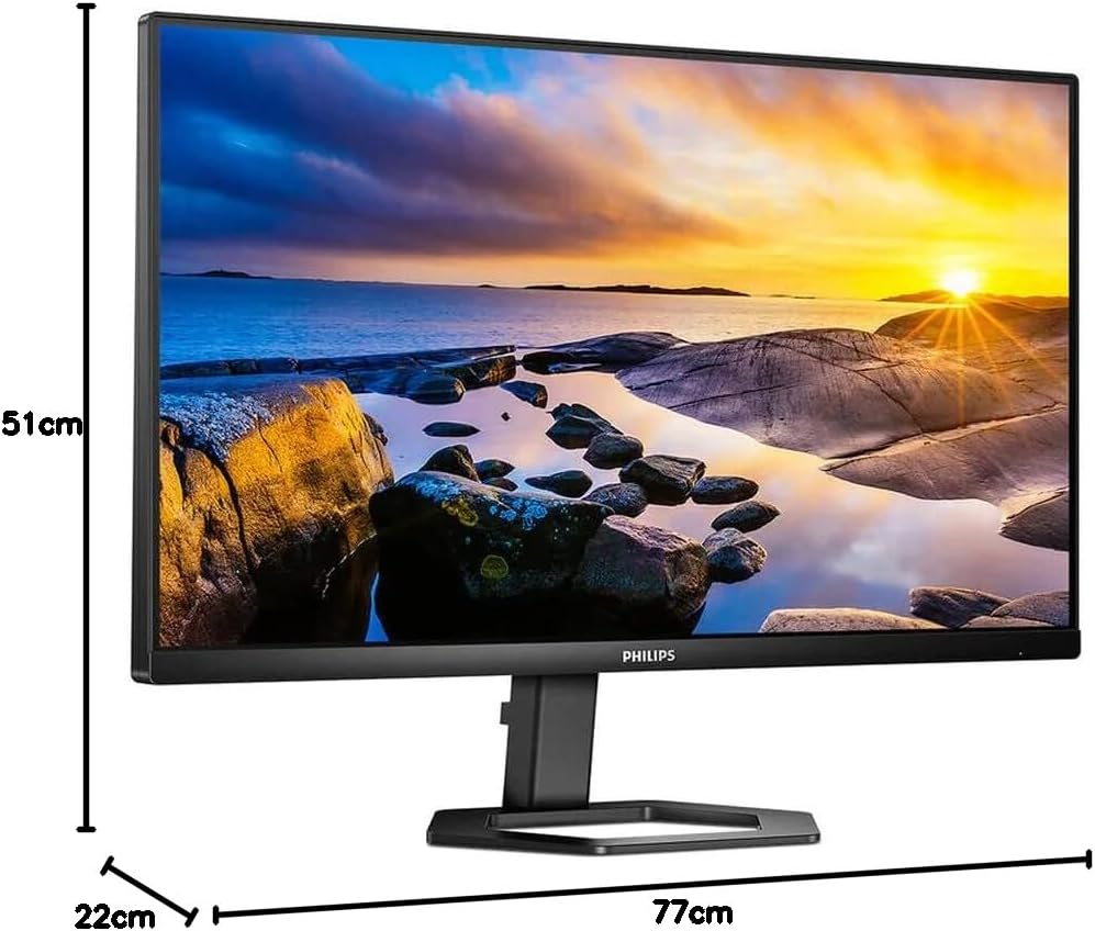 Philips 24E1N5300AE - 24 Zoll USB-C Monitor, höhenverstellbar, Lautsprecher (1920x1080, 75 Hz, HDMI,