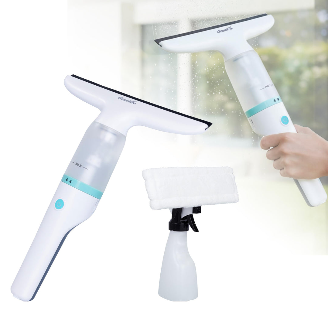 CleanRite® Fenstersauger | Akku Fensterputzer | Elektrischer Fensterreiniger | Fensterputzroboter |