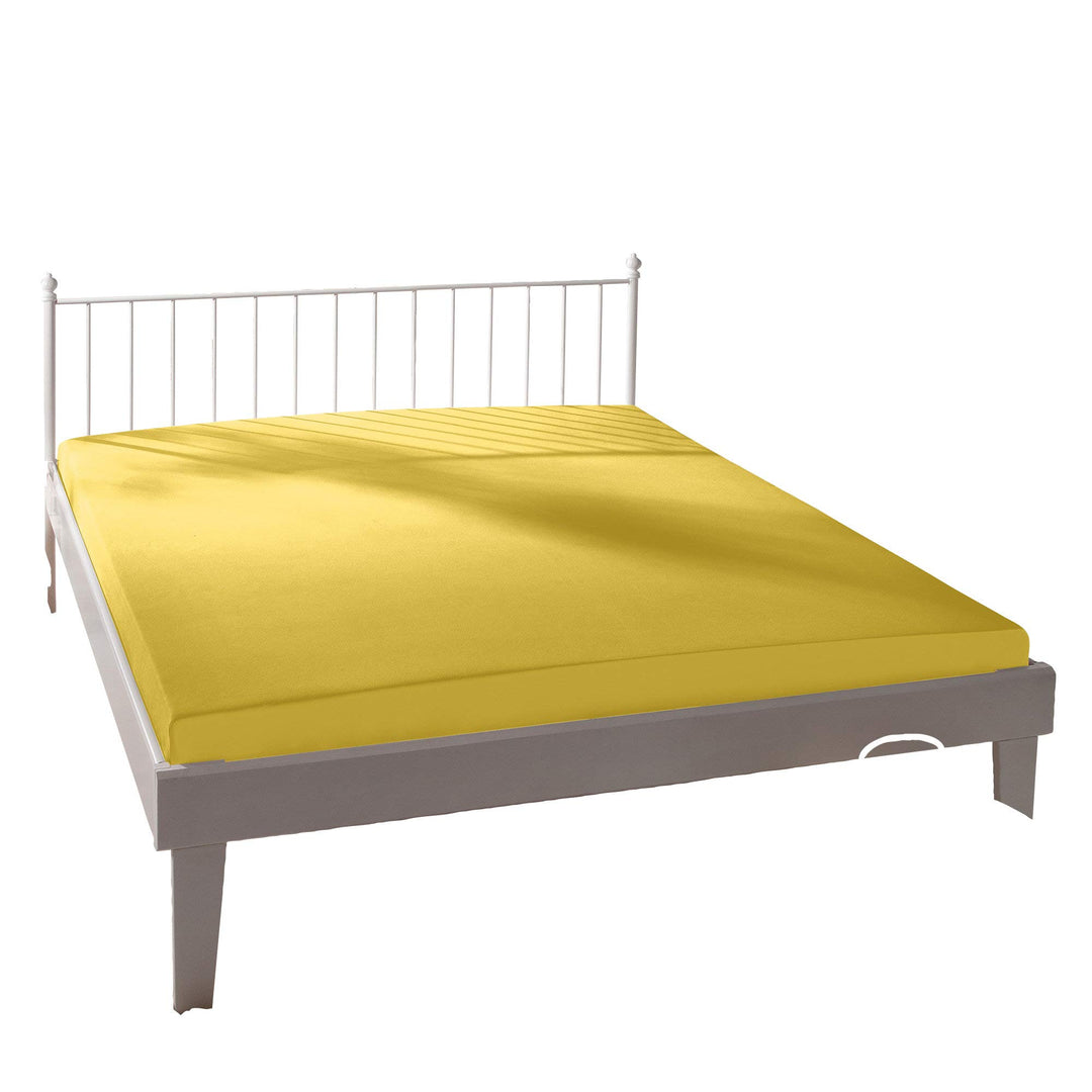 Bassetti Spannbettlaken 066 Sonne Baumwolle/Elastan, Masse: 90cm x 190cm, 100cm x 220cm, 9225055 90c