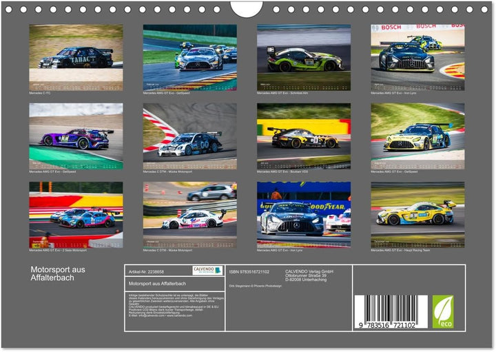 Motorsport aus Affalterbach (Wandkalender 2026 DIN A4 quer), CALVENDO Monatskalender: Ein Kalender f