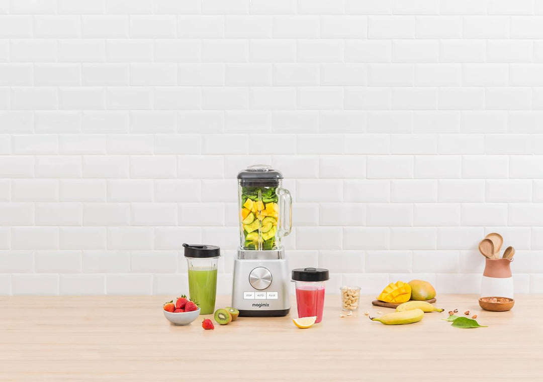 magimix Blender - Power 5 XL - Standmixer mit 1500W Motor, 2L Nutzkapazität, Glas-Krug aus Borosilik