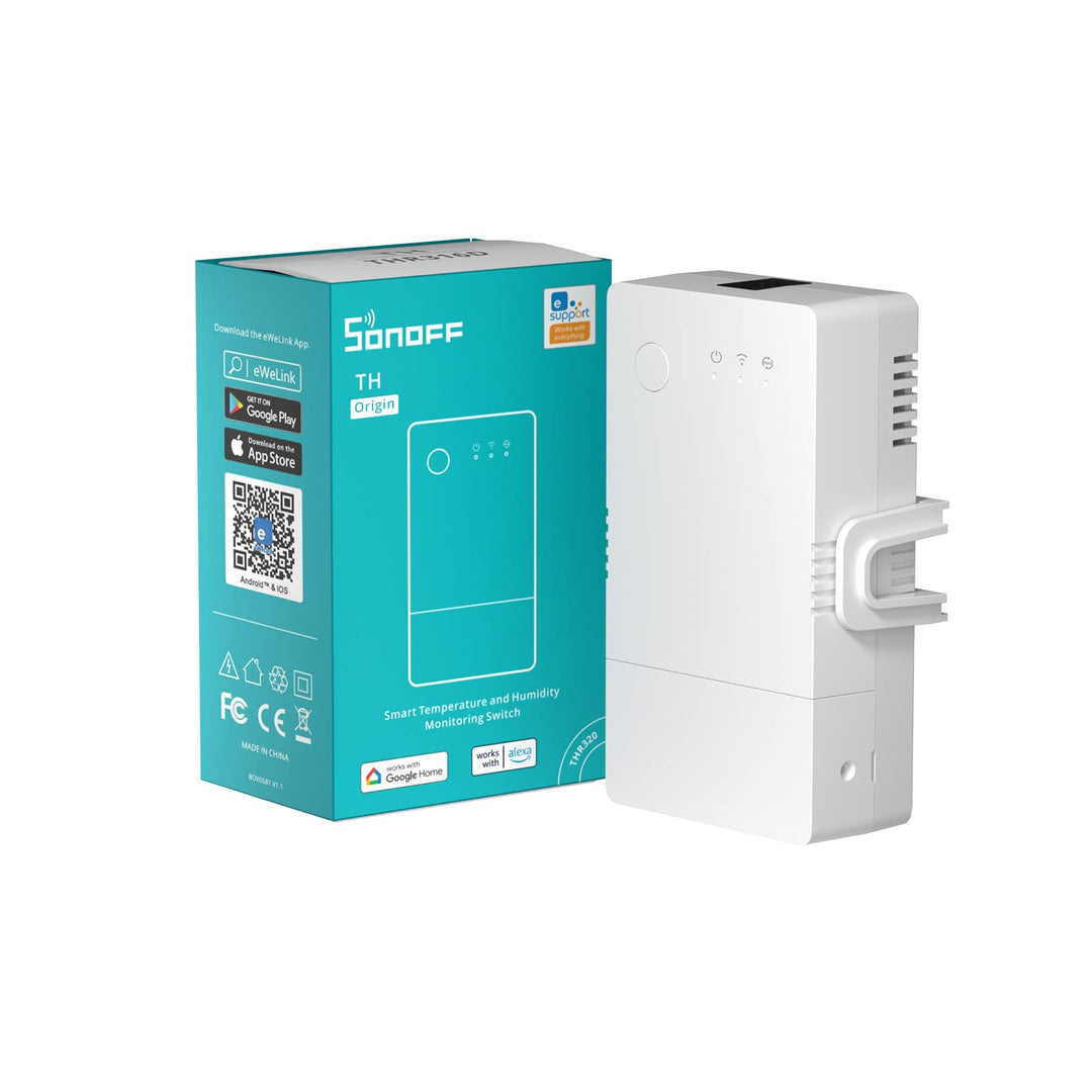 SONOFF THR320 Origin 20A Smart Schalter mit Temperatur und Luftfeuchtigkeit Überwachung Kompatibel m