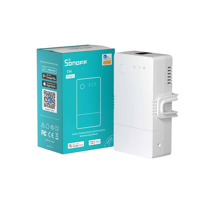 SONOFF THR320 Origin 20A Smart Schalter mit Temperatur und Luftfeuchtigkeit Überwachung Kompatibel m