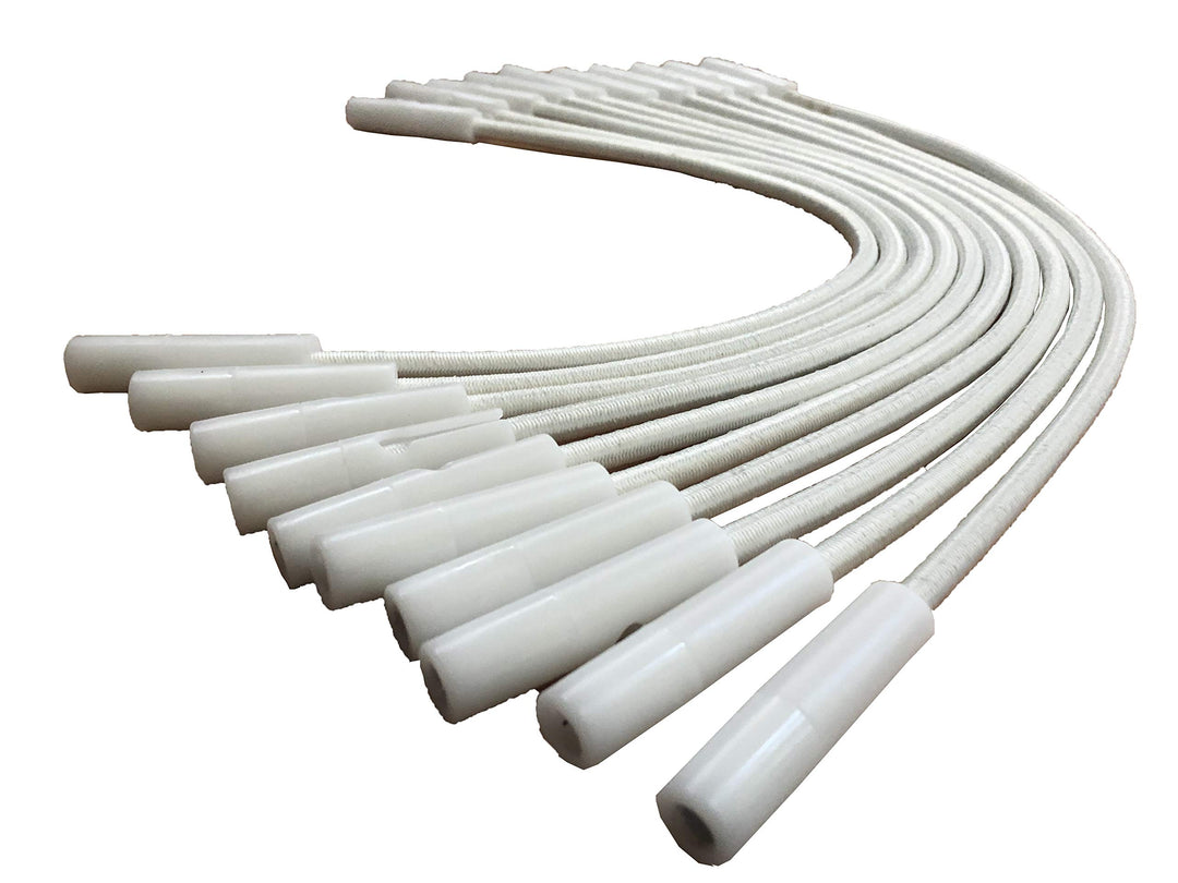 International Pool Protection Verstellbare Gummispanner für Poolabdeckung, 20 Stück, Weiss 20 Uds We