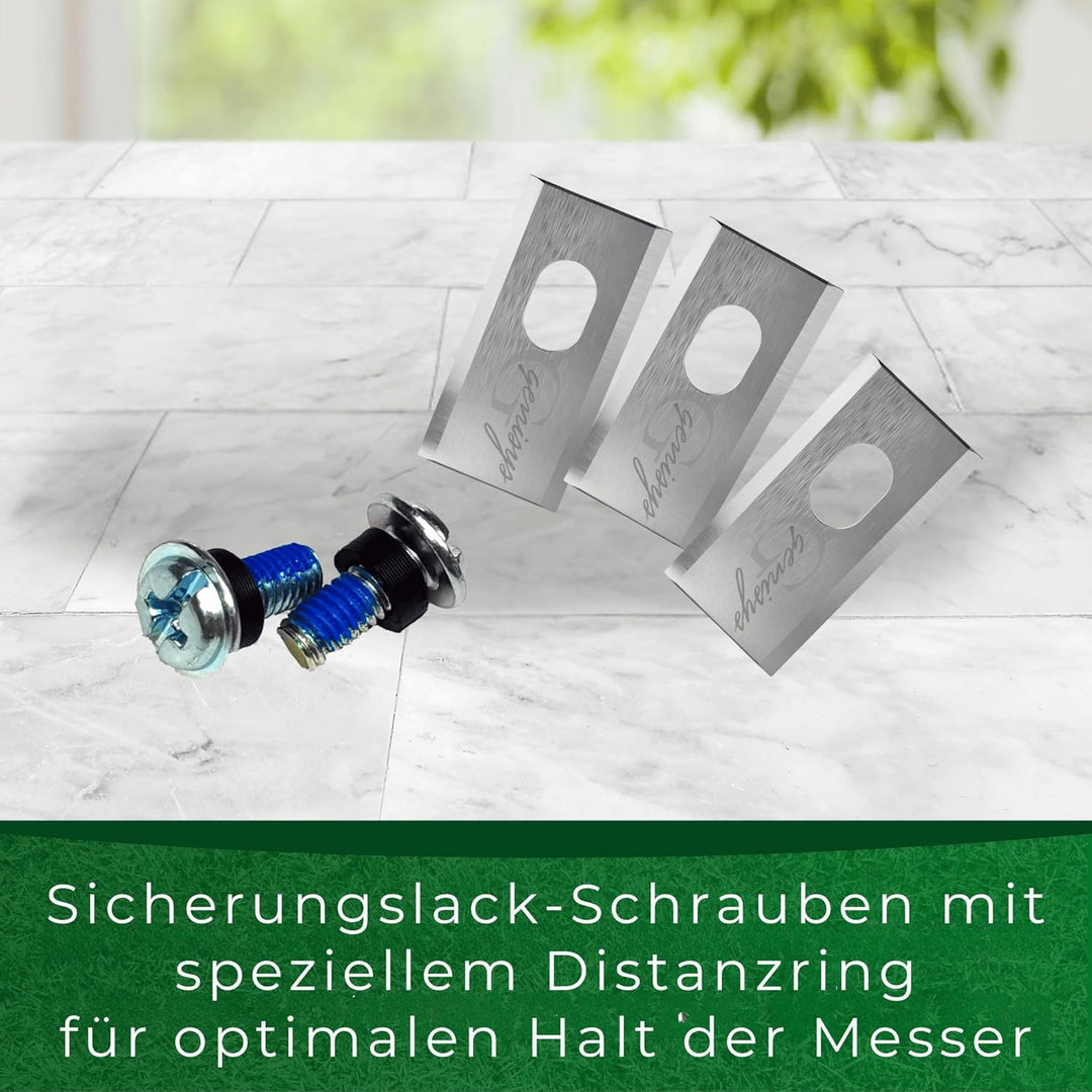 Ersatz Messer kompatibel mit Dreame A1 A2 Mova Mähroboter Klingen - LongLife Edelstahl [bruchsicher