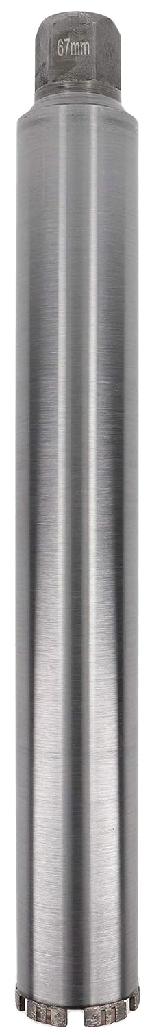 PRODIAMANT Diamant Laser Kernbohrkrone ø 67 mm nass bohren Beton Stahlbeton Mauerwerk Aufnahme 1 1/4