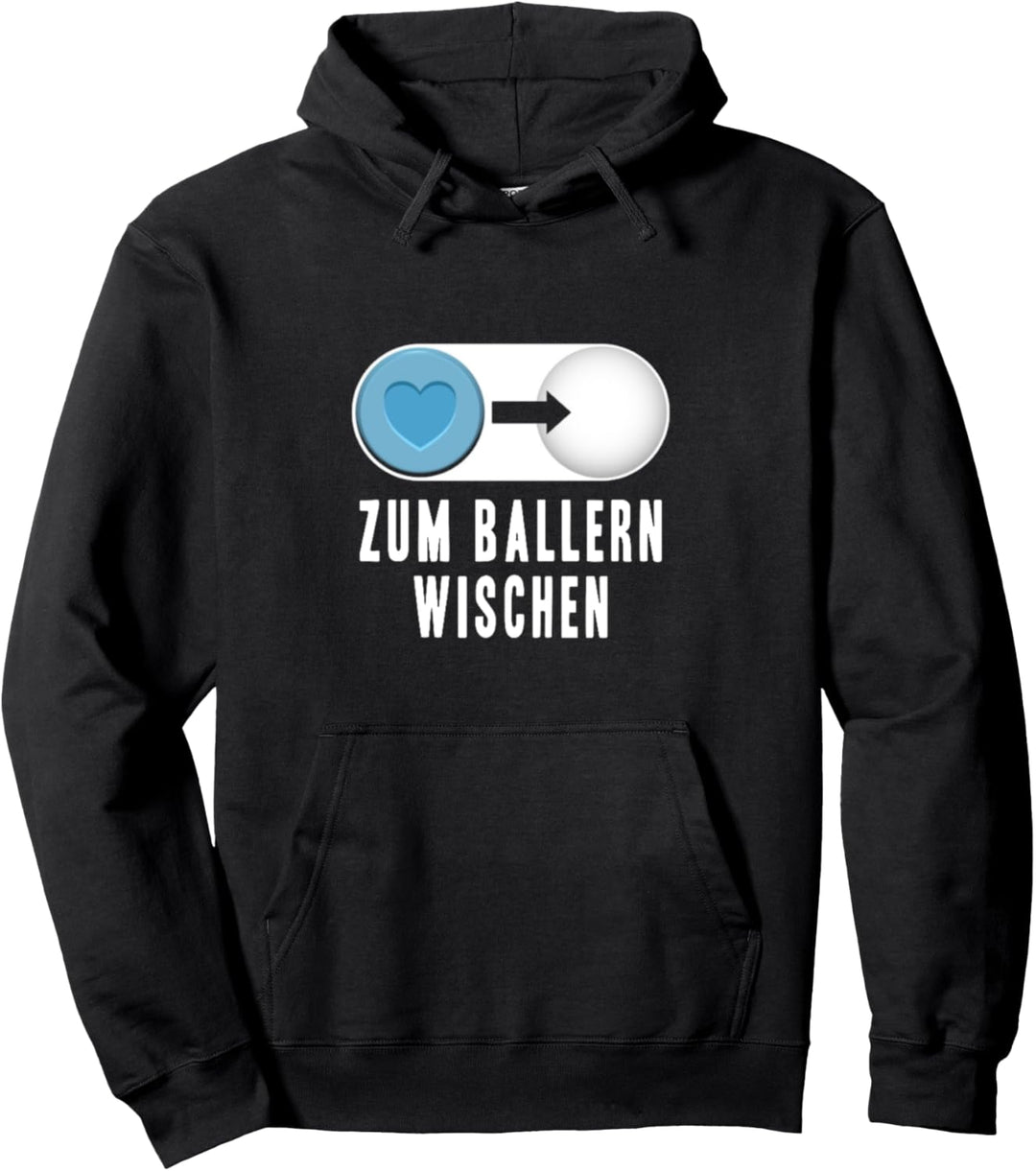 Zum Ballern Wischen Party Tekk Techno Bass Musik Tanzen Rave Pullover Hoodie
