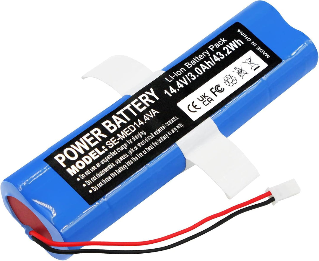 UURRPP Anwendbar für Medion 3000mAh 14,4V Li-ion Staubsauger Akku Ersatz Medion MD18500 MD18501 HJ08