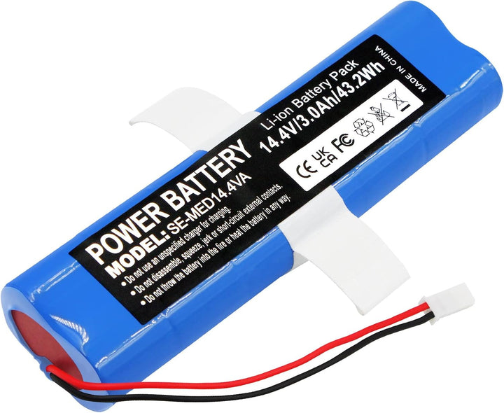 UURRPP Anwendbar für Medion 3000mAh 14,4V Li-ion Staubsauger Akku Ersatz Medion MD18500 MD18501 HJ08